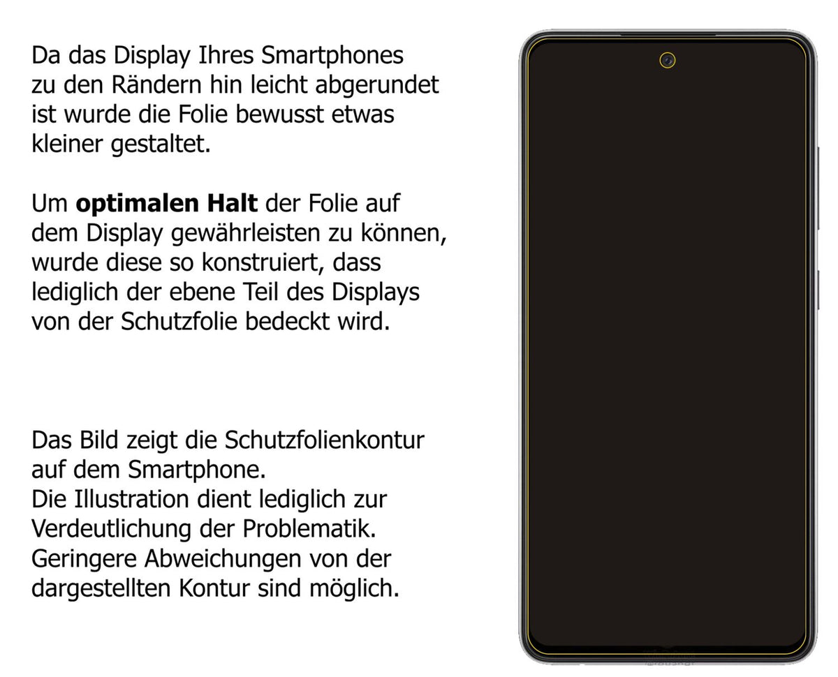 Matte Screen Protector for Samsung Galaxy A72 5G – Anti-Glare, Fewer Fingerprints | dipos