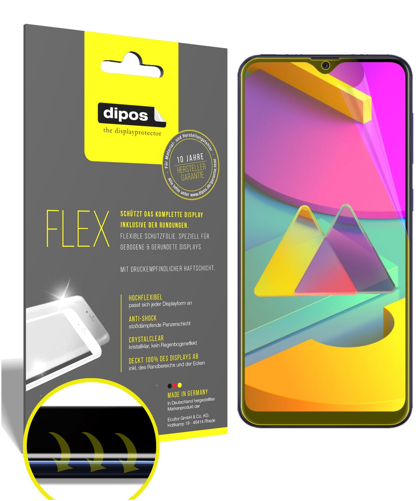 3D Full Cover Displayschutzfolie: Case-freundlicher Schutz mit perfekter Passform für dein Display.