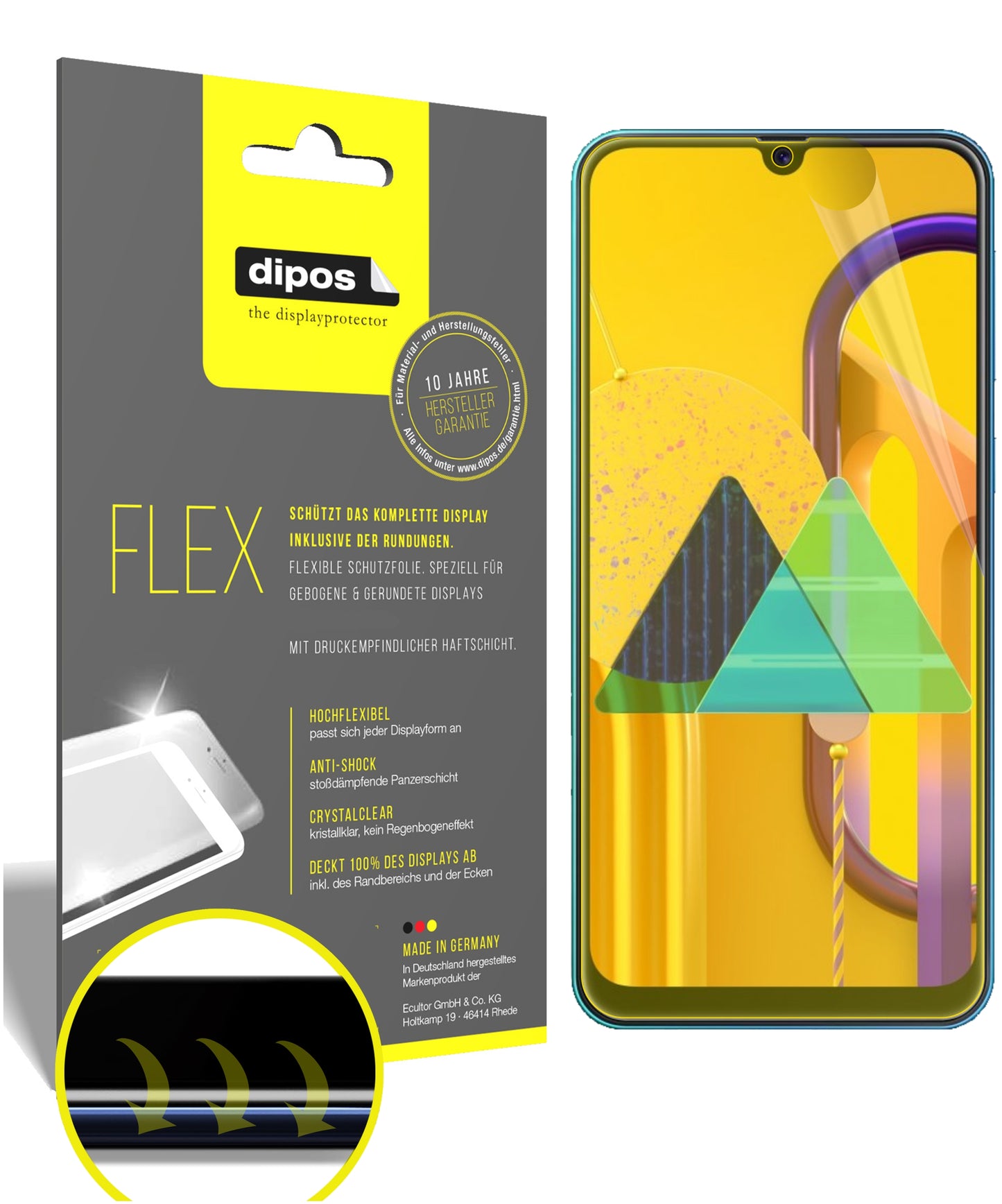 3D Full Cover Displayschutzfolie: Case-freundlicher Schutz mit perfekter Passform für dein Display.