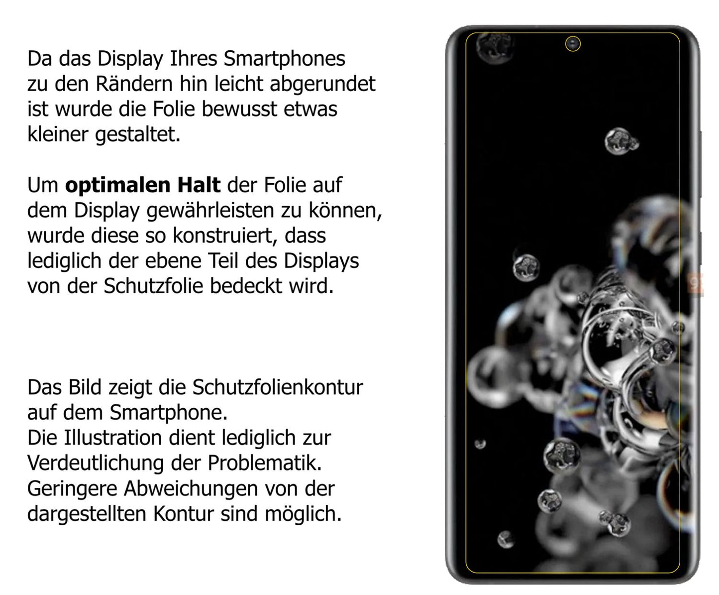 2x Screen Protector for Samsung Galaxy S20 Ultra Protection Crystal Clear dipos