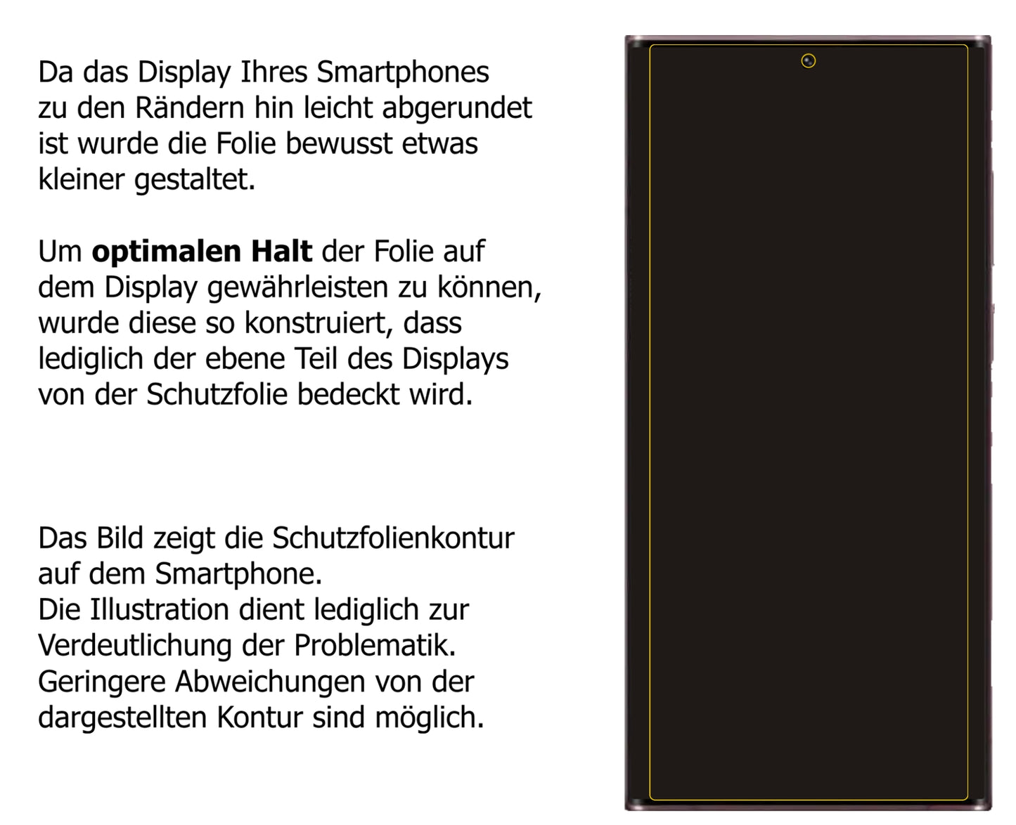 4x Schutzfolie klar für Samsung Galaxy S22 Ultra Display-Schutzfolie
