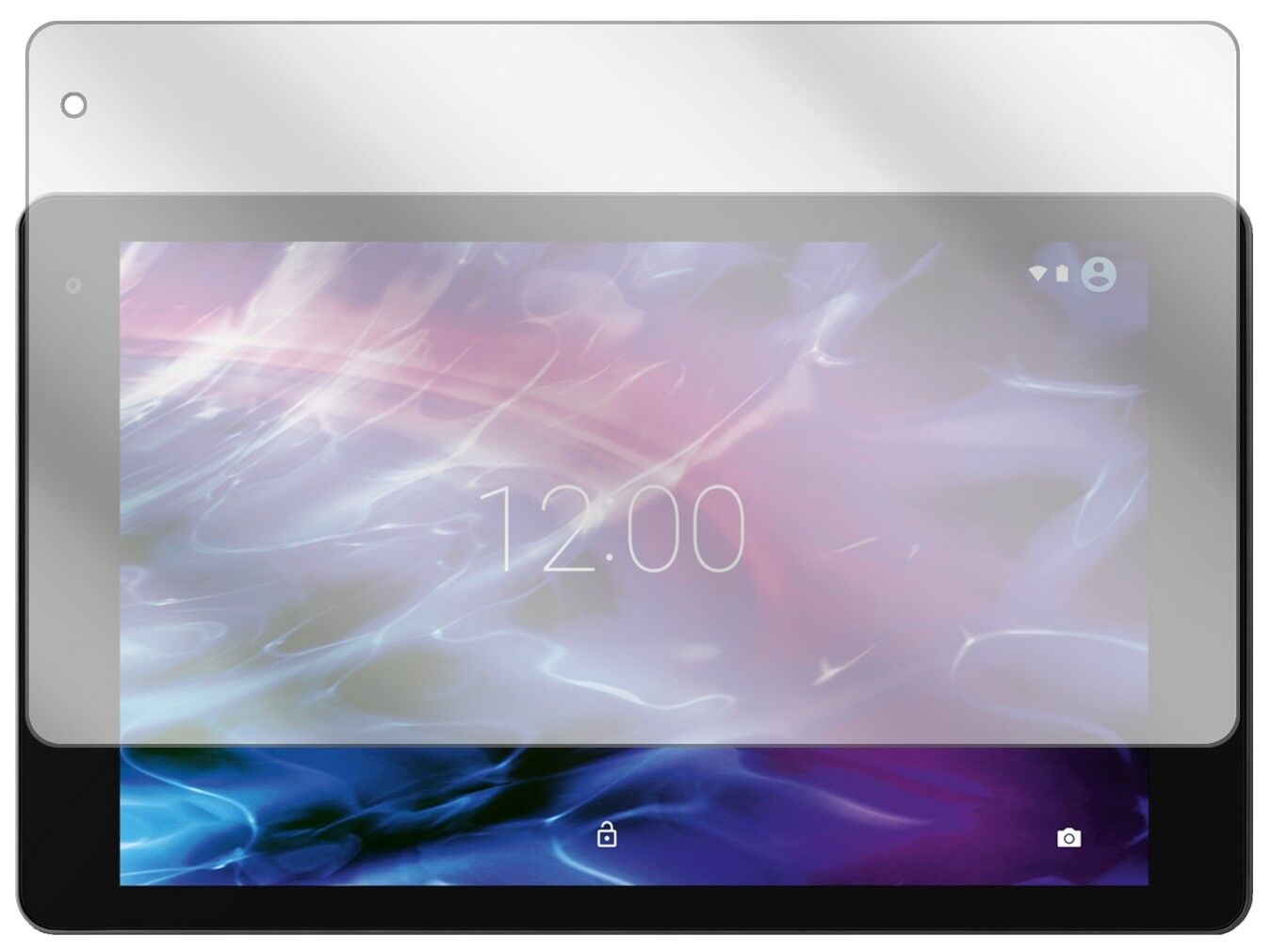 Klare Displayschutzfolie von dipos passend für Medion Lifetab X10607, präziser Zuschnitt und blasenfrei montiert