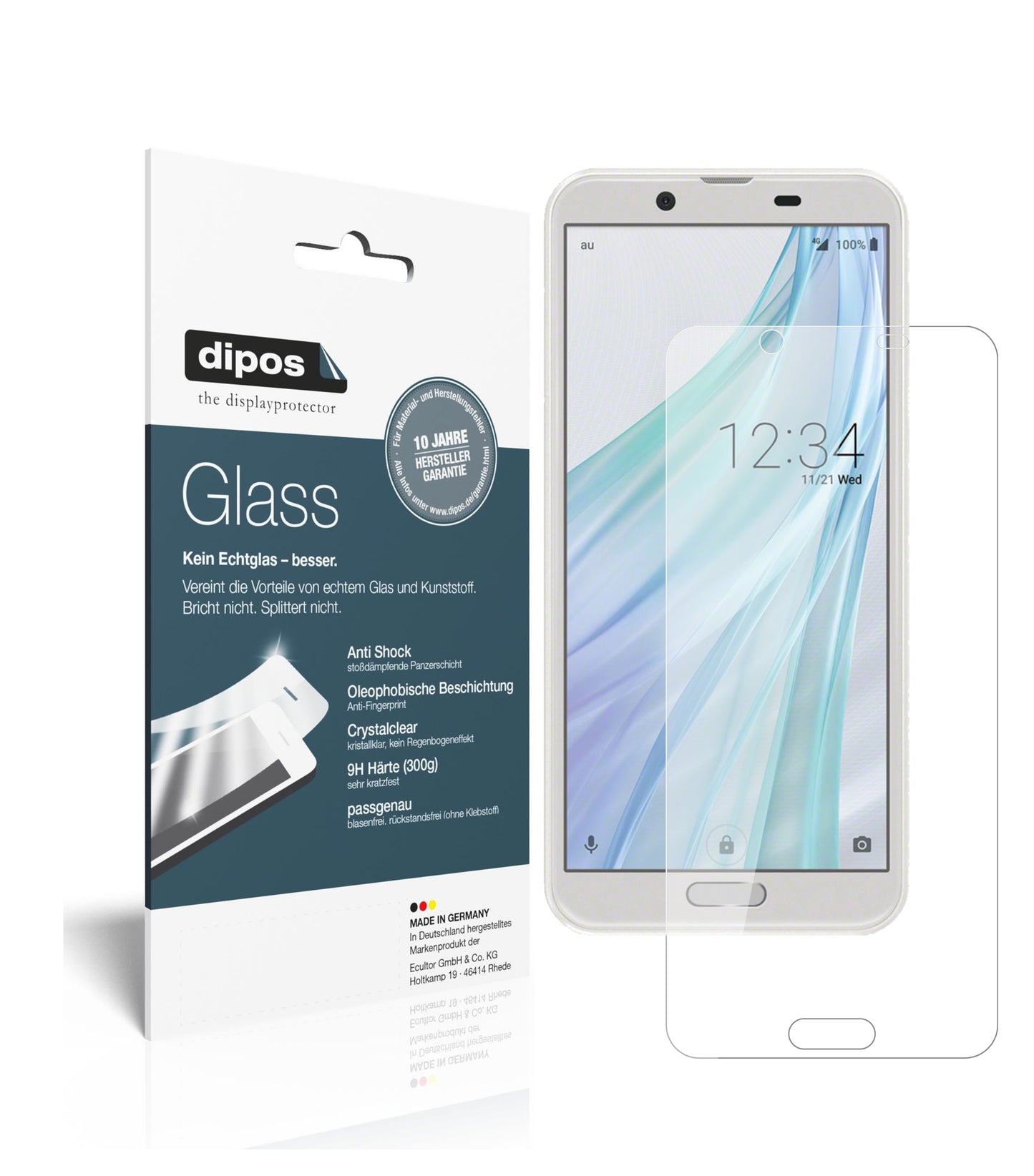 Perfekte Passform und ultimative Qualität: Unser 9H Panzerglas bietet Schutz für Sharp-Aquos Sense2