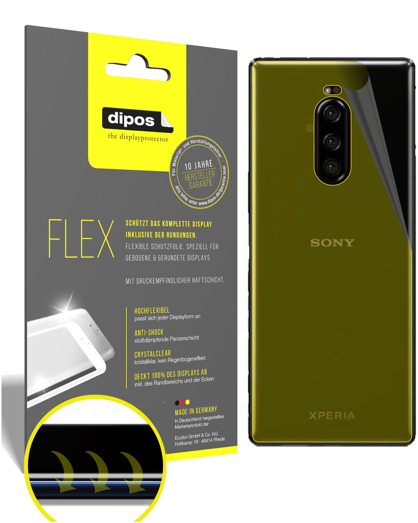 3D Full Cover Displayschutzfolie: Case-freundlicher Schutz mit perfekter Passform für dein Display.