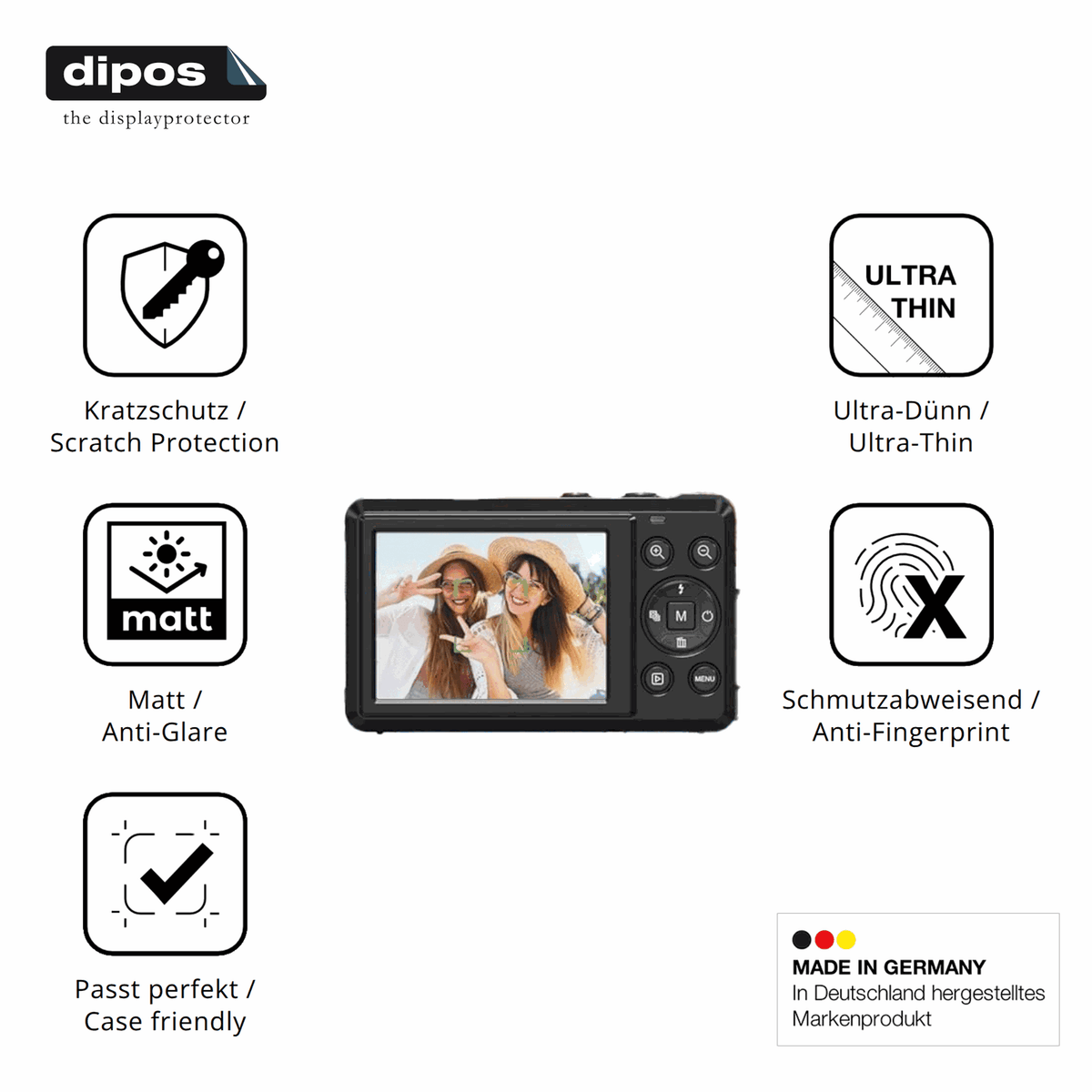 4x Screen Protector for TAUAHA 78 Protection Anti Glare dipos