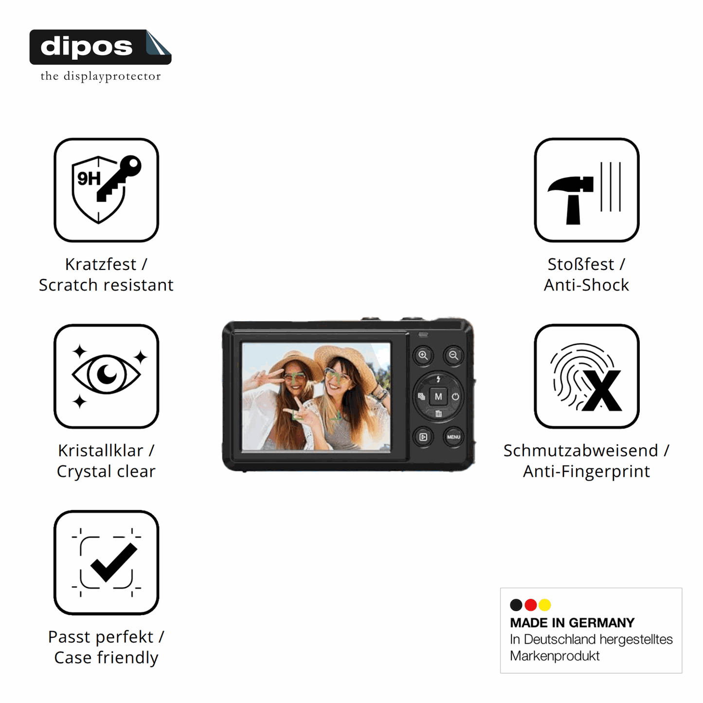 2x Screen Protector for TAUAHA 78 Flexible Glass 9H dipos