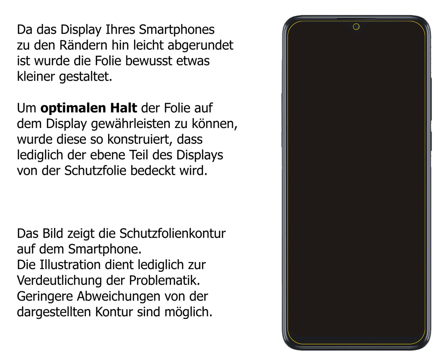 Dünne und klare Folie passend zugeschnitten für TCL 20 SE