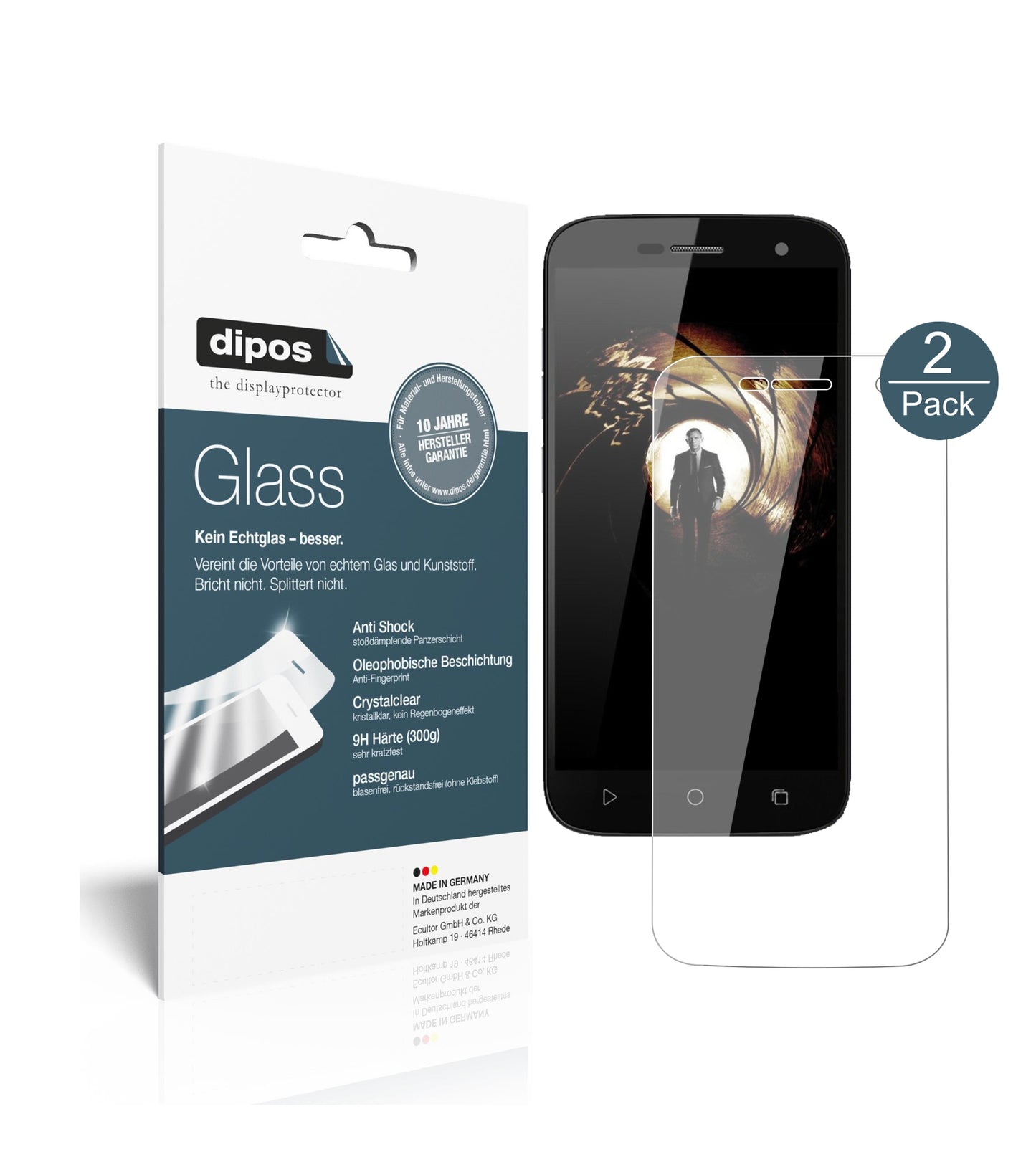 Perfekte Passform und ultimative Qualität: Unser 9H Panzerglas bietet Schutz für Ulefone-U007 Pro