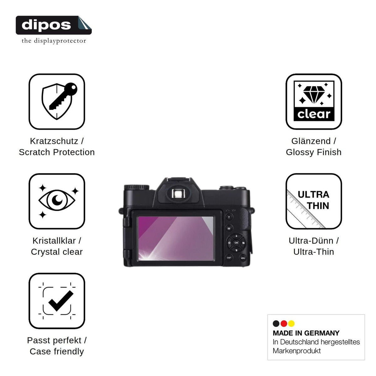 4x Screen Protector for Hojocojo CDR10 Protection Crystal Clear dipos