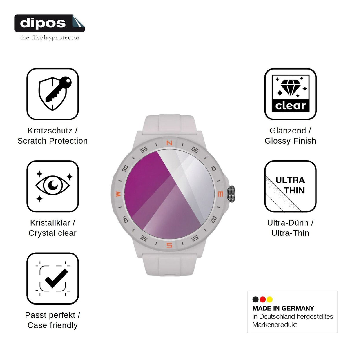 6x Screen Protector for Honor Choice Watch 2 Epic Protection Crystal Clear dipos