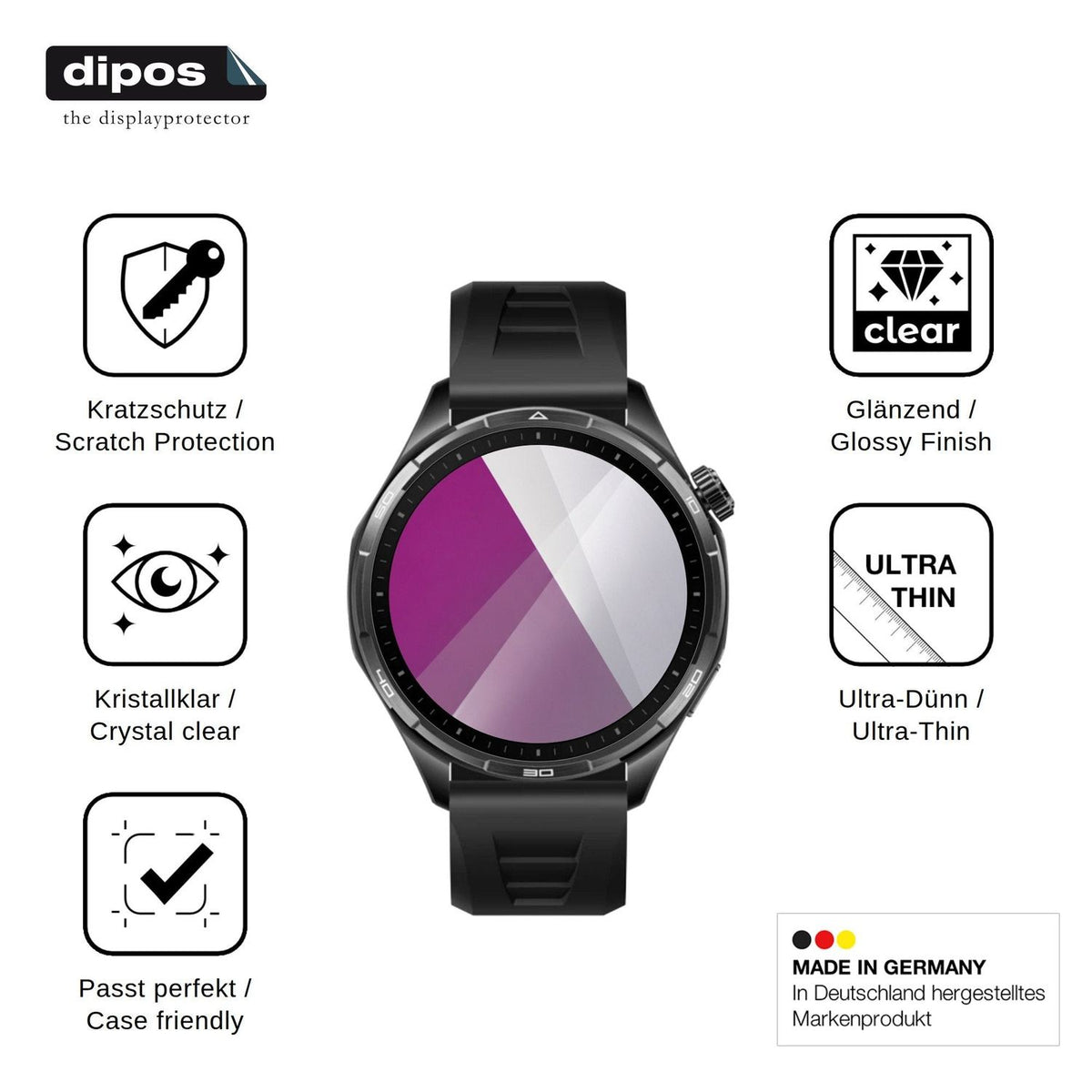 6x Screen Protector for Honor Watch 6 Pro Protection Crystal Clear dipos
