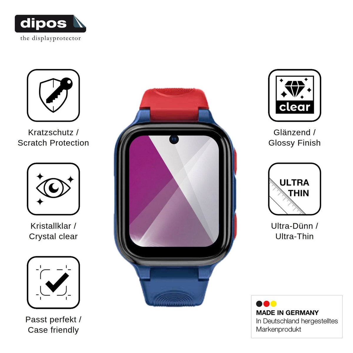 6x Screen Protector for Lagenio K9 Protection Crystal Clear dipos