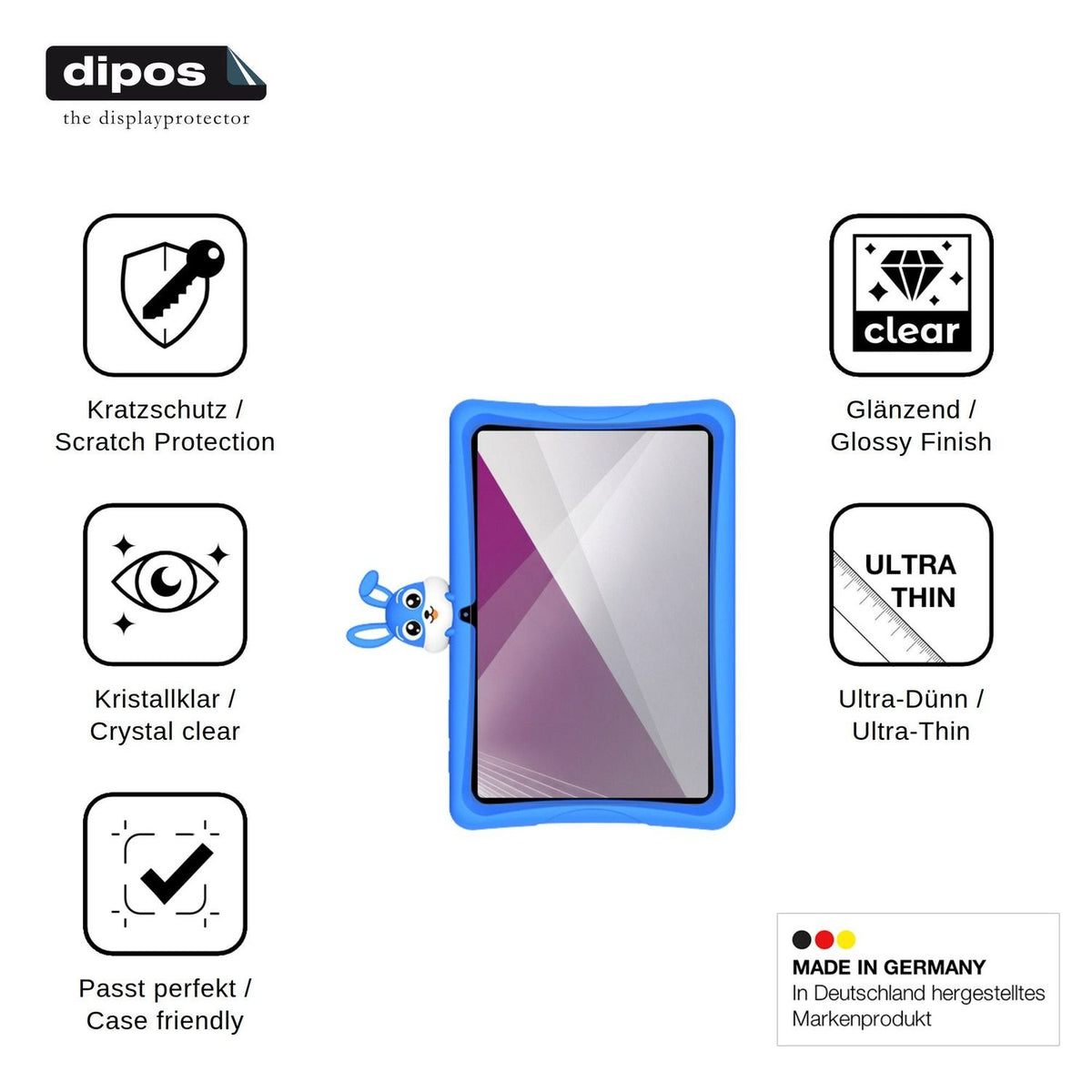 2x Screen Protector for Nexall K10 Protection Crystal Clear dipos