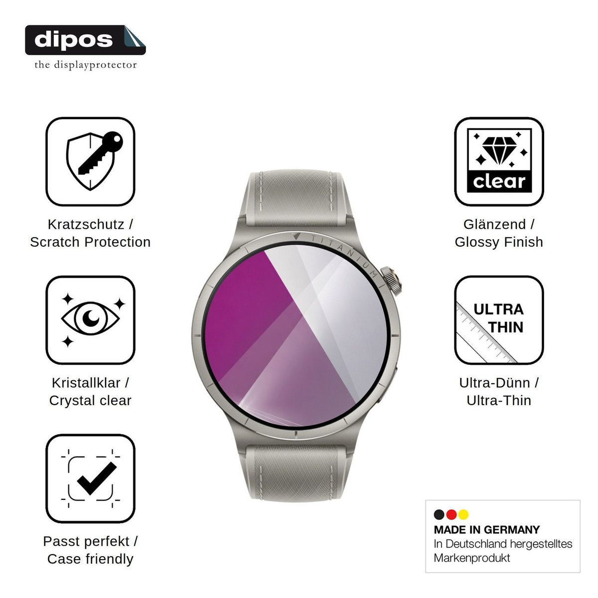 6x Screen Protector for Vivo Watch 6 Protection Crystal Clear dipos