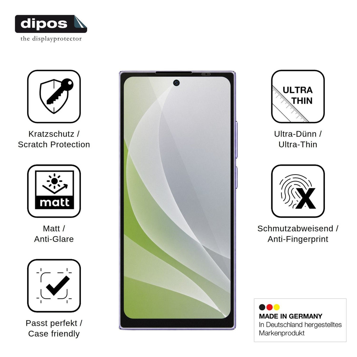 4x Screen Protector for invens Ultra S25 Protection Anti Glare dipos