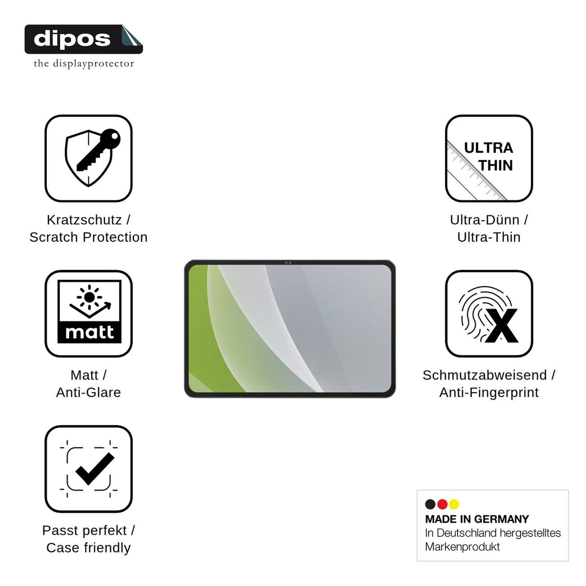 2x Screen Protector for LZF Z2 Protection Anti Glare dipos