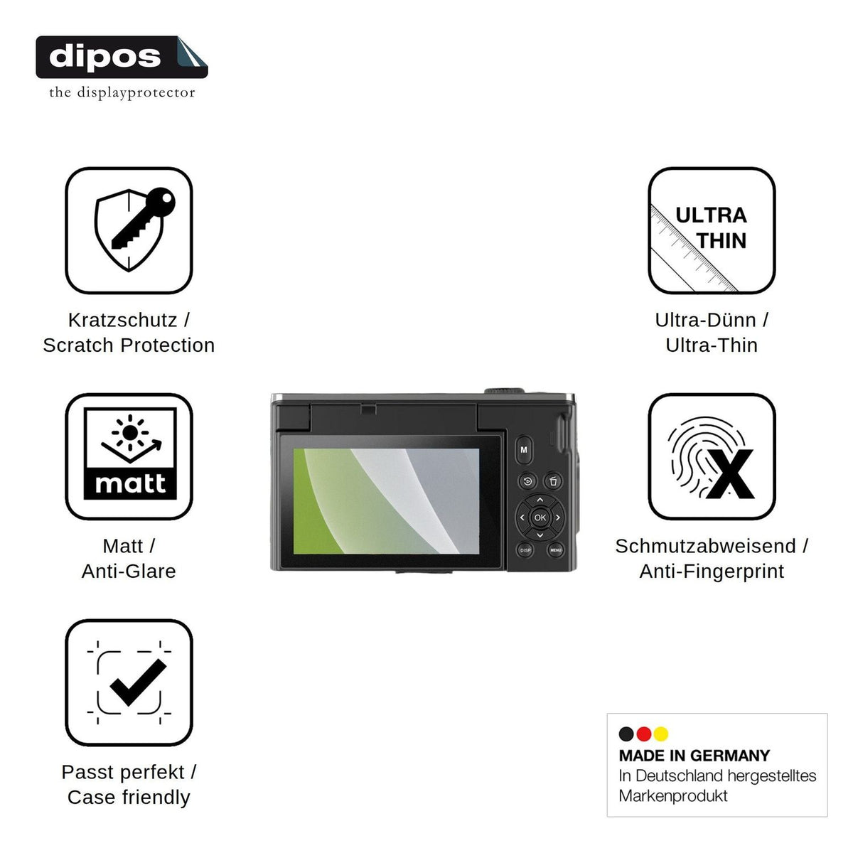 4x Screen Protector for Ourlife D610 Protection Anti Glare dipos