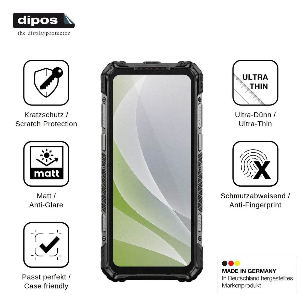4x Screen Protector for Ulefone Armor 35 Pro Protection Anti Glare dipos