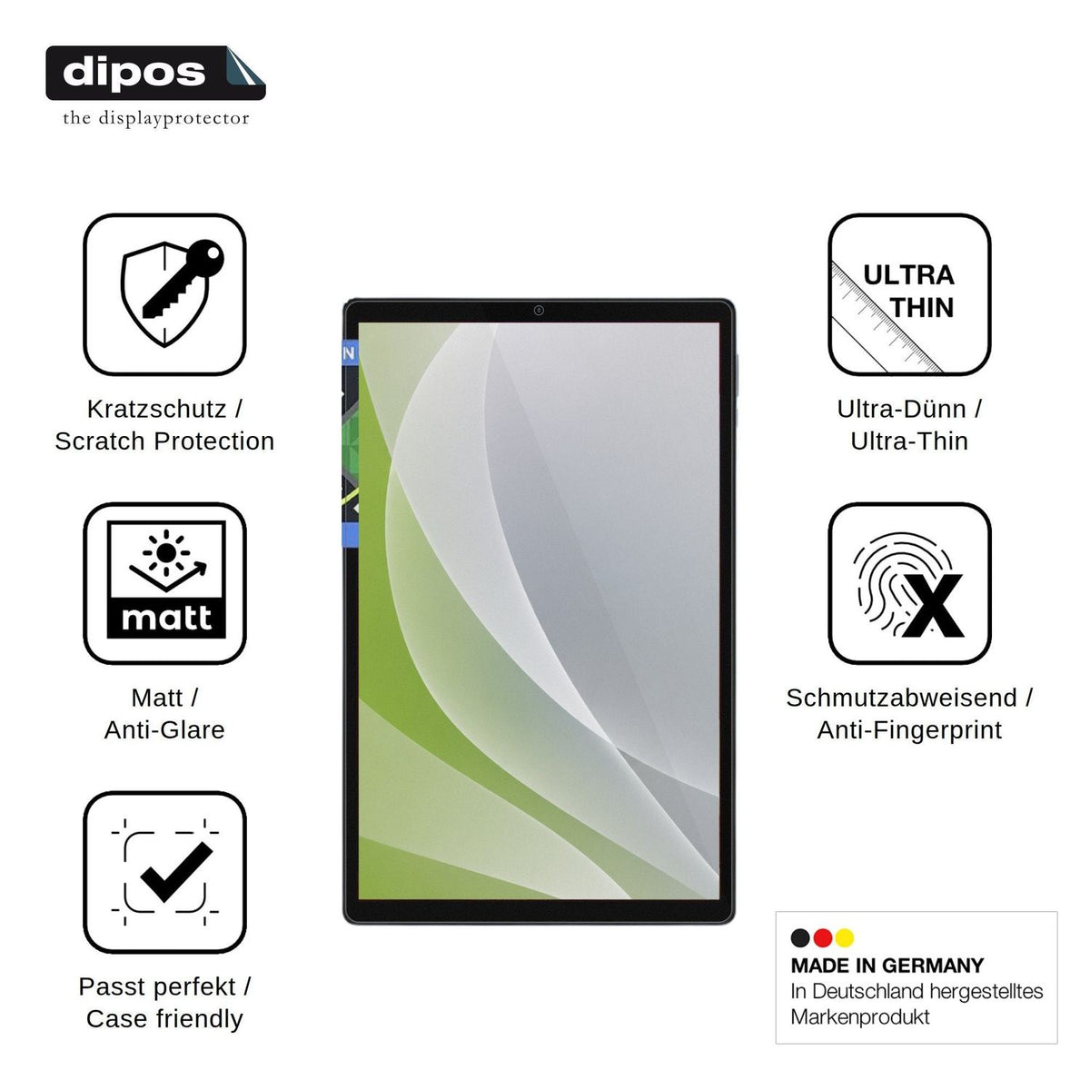 2x Screen Protector for WOREGOO 11 Inch Android 16 Protection Anti Glare dipos