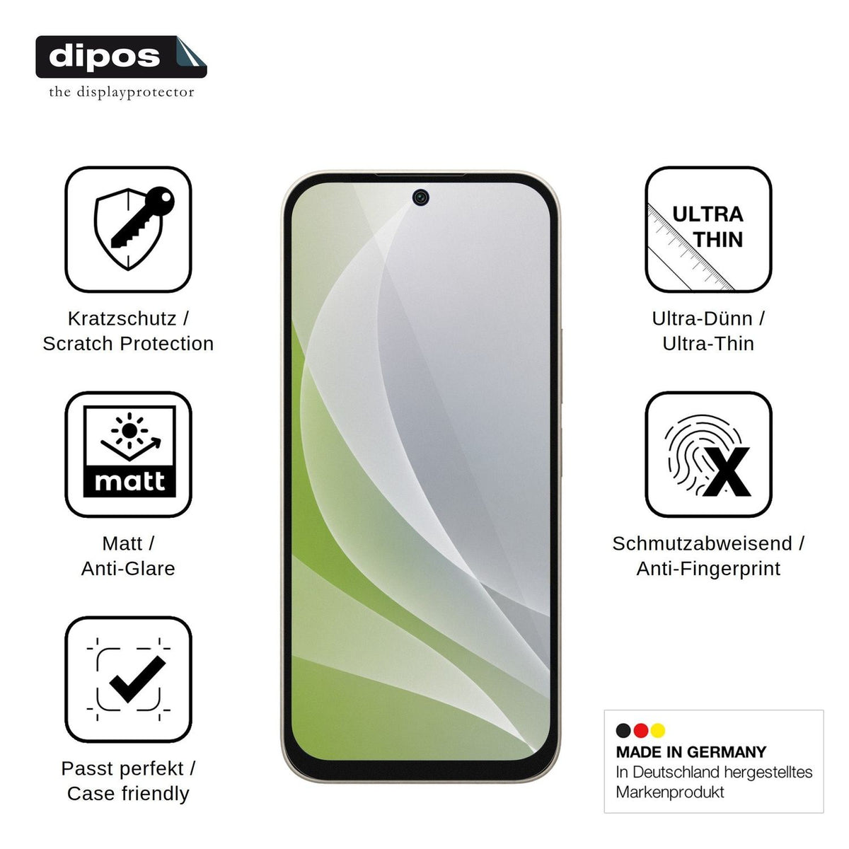 4x Screen Protector for Xiaomi Poco C95 Pro Protection Anti Glare dipos