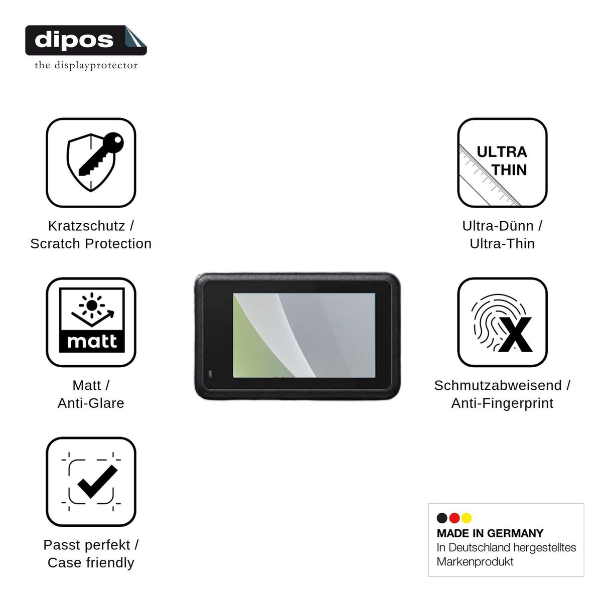 4x Screen Protector for XTU S7 Pro Max Protection Anti Glare dipos