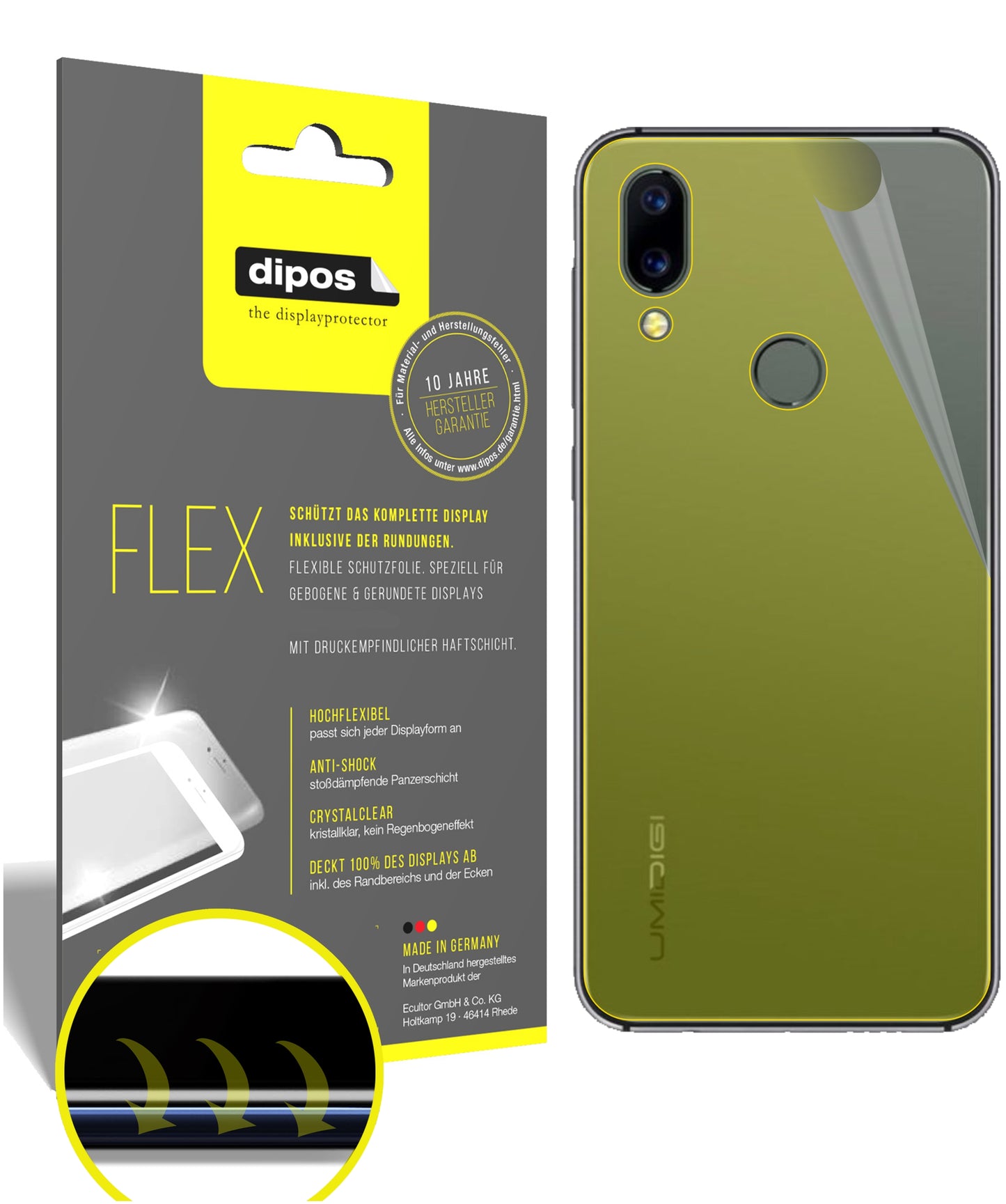 3D Full Cover Displayschutzfolie: Case-freundlicher Schutz mit perfekter Passform für dein Display.