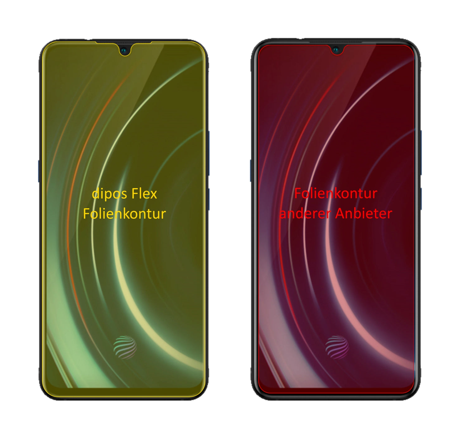 3D Full Cover Displayschutzfolie: Case-freundlicher Schutz mit perfekter Passform für dein Display.