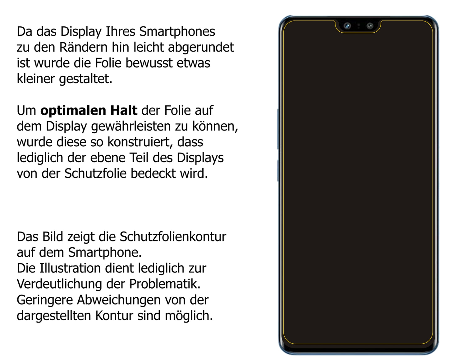 Dünne und klare Folie passend zugeschnitten für Vivo S12 Pro