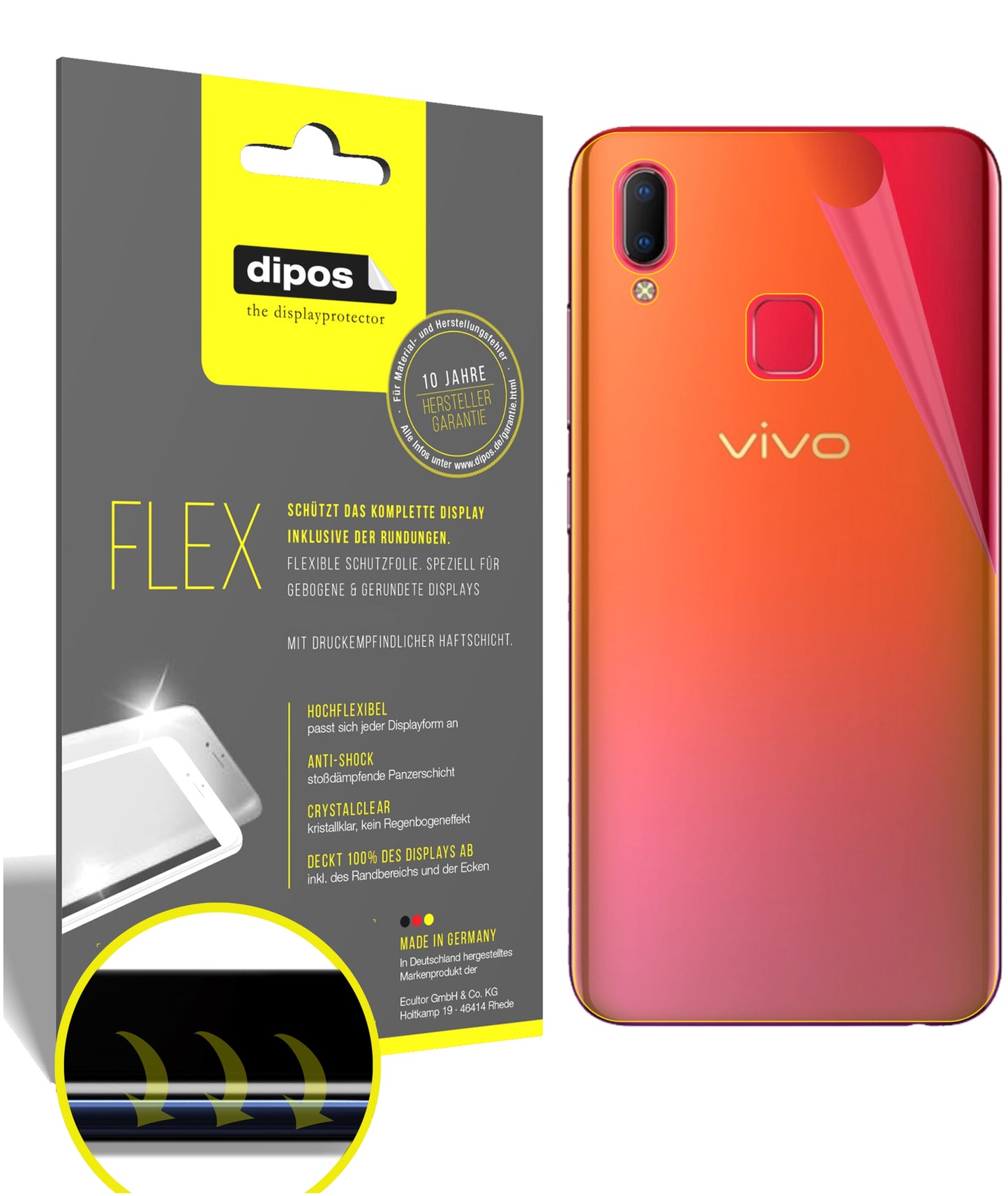 3D Full Cover Displayschutzfolie: Case-freundlicher Schutz mit perfekter Passform für dein Display.