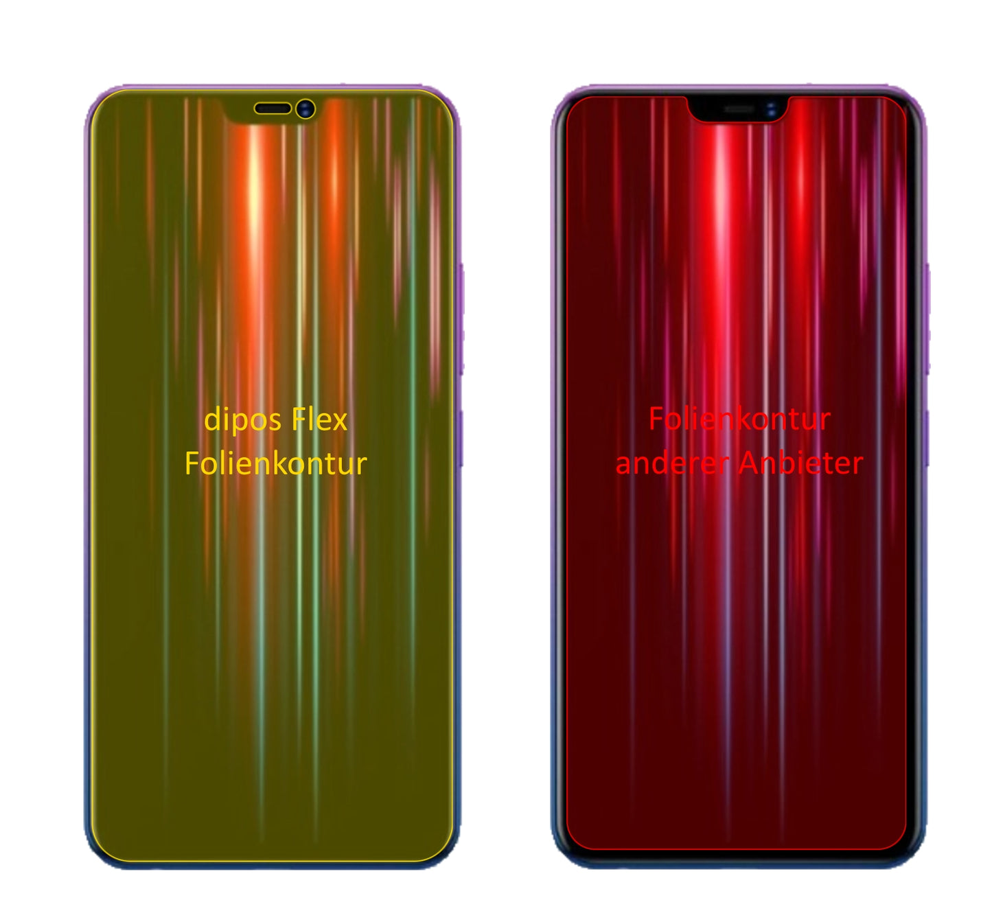 3D Full Cover Displayschutzfolie: Case-freundlicher Schutz mit perfekter Passform für dein Display.