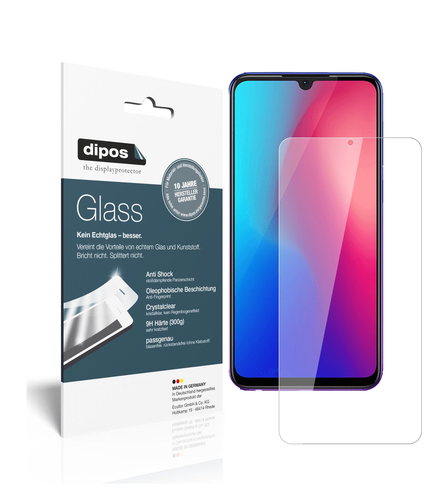 Perfekte Passform und ultimative Qualität: Unser 9H Panzerglas bietet Schutz für Vivo-Z3i