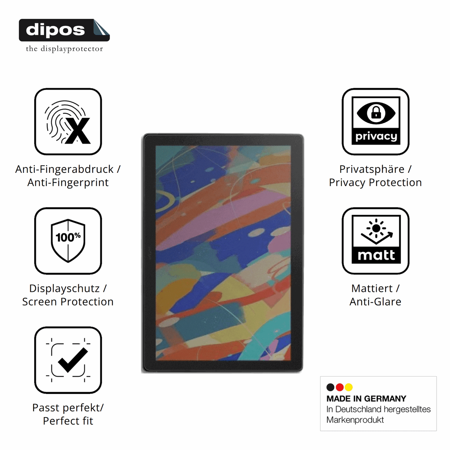 Screen Protector for Wacom Cintiq 16 Privacy Filter 4-Way Protection dipos