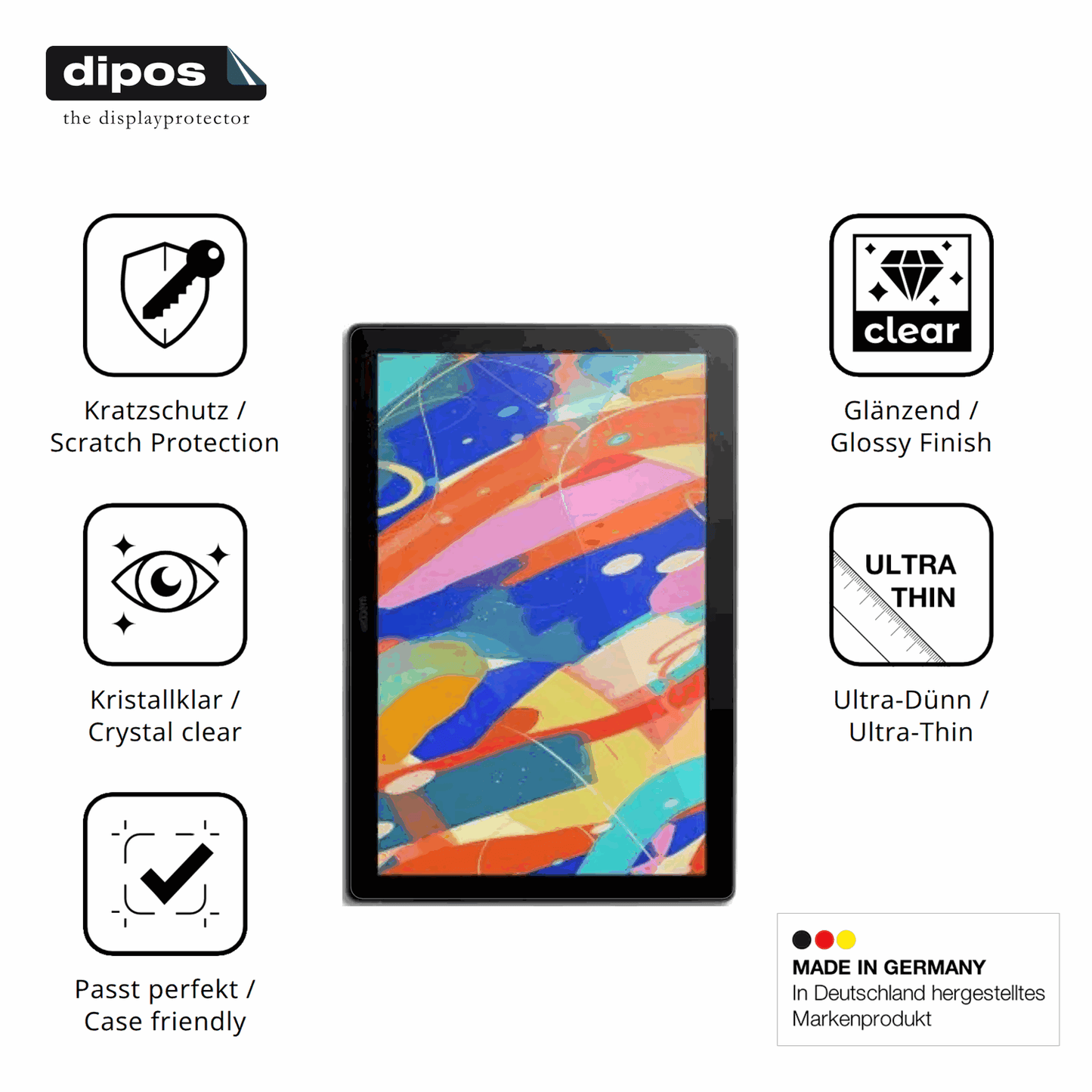 2x Screen Protector for Wacom Cintiq 16 Protection Crystal Clear dipos