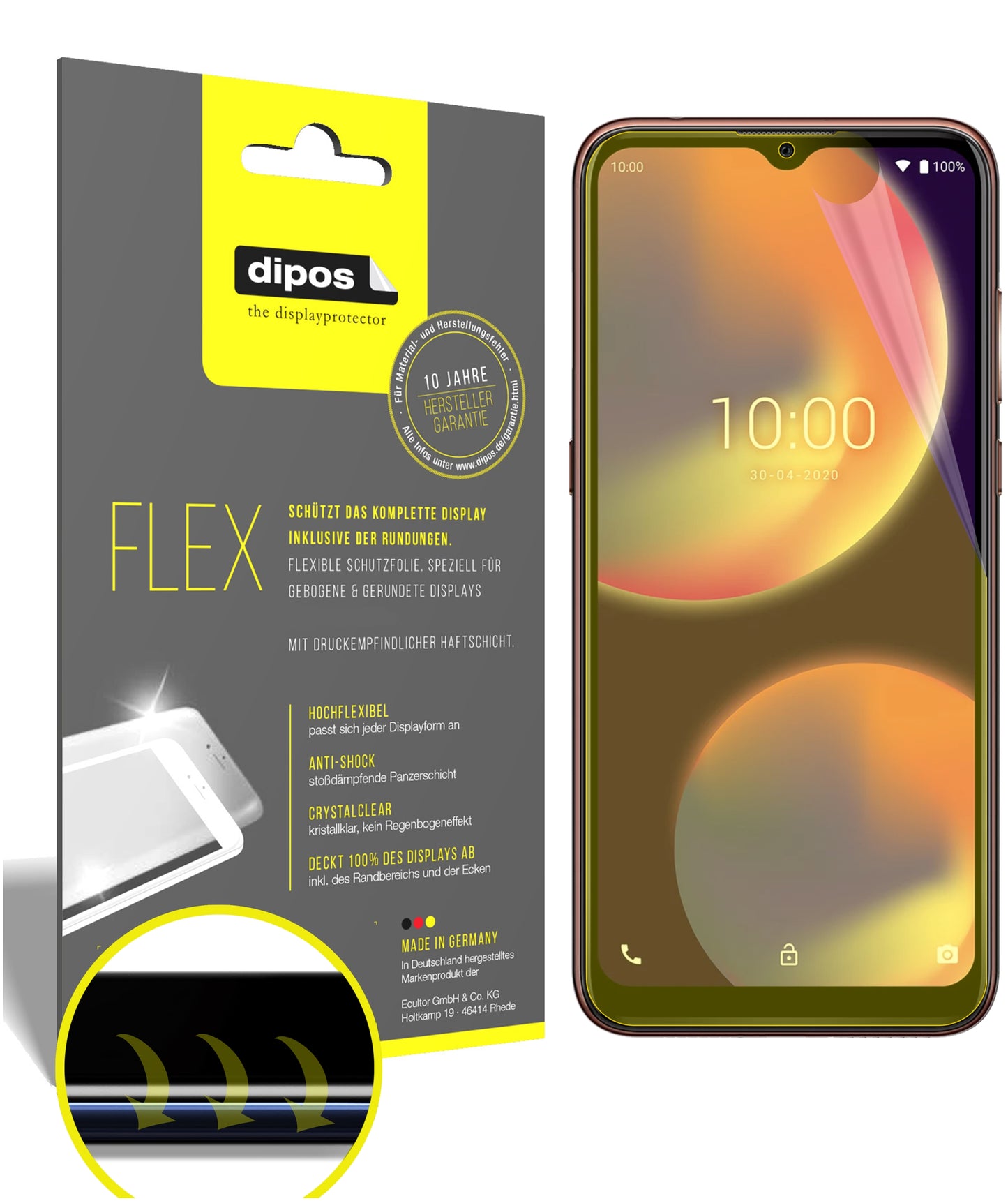 3D Full Cover Displayschutzfolie: Case-freundlicher Schutz mit perfekter Passform für dein Display.