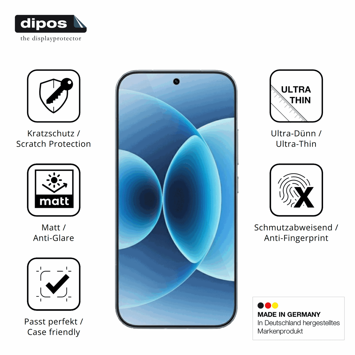 4x Screen Protector for Xiaomi 17 Pro Protection Anti Glare dipos