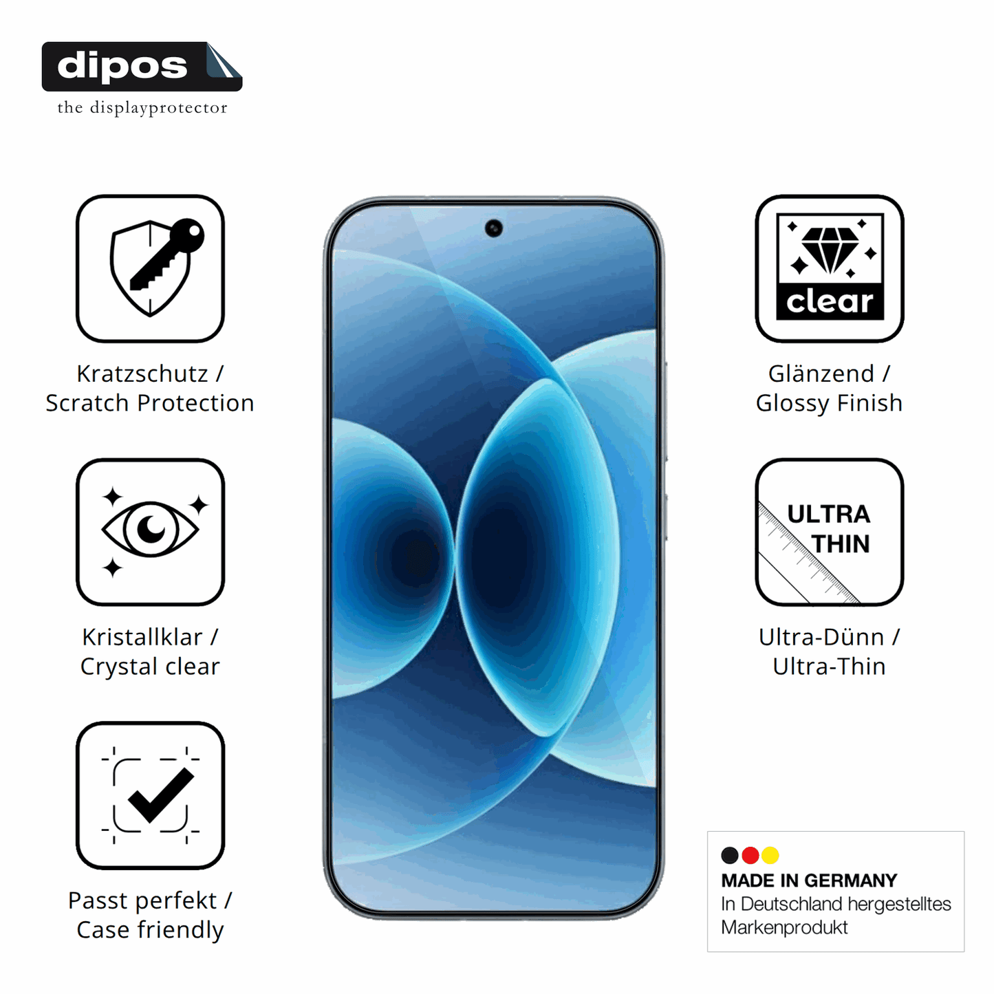 4x Schutzfolie klar für Xiaomi 17 Pro Display-Schutzfolie
