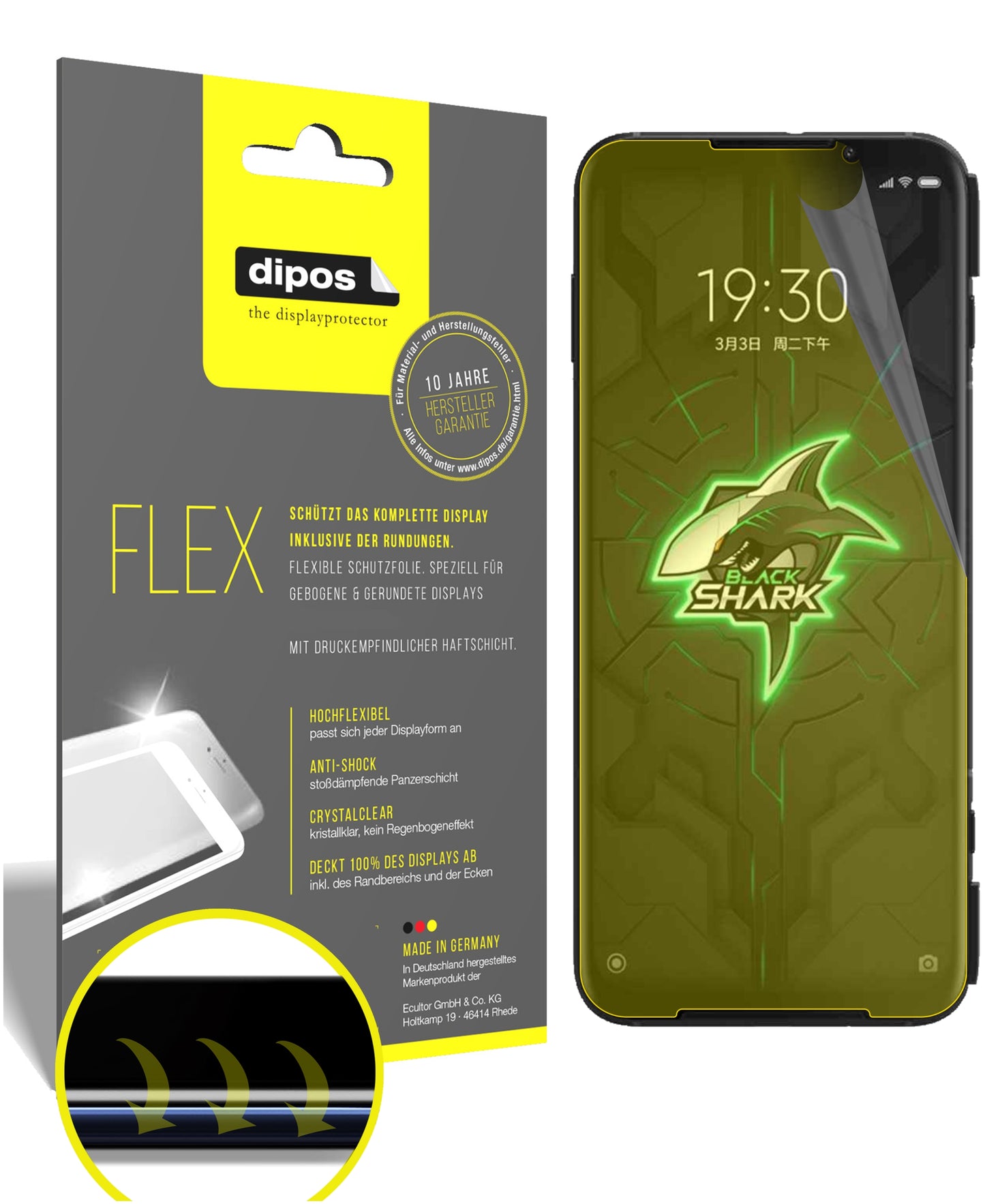 3D Full Cover Displayschutzfolie: Case-freundlicher Schutz mit perfekter Passform für dein Display.