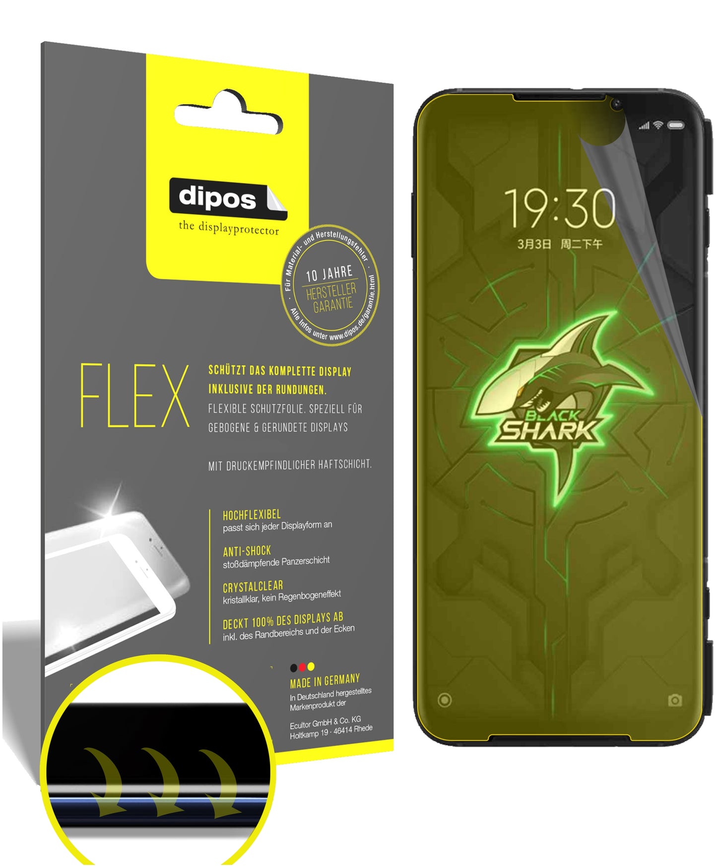 3D Full Cover Displayschutzfolie: Case-freundlicher Schutz mit perfekter Passform für dein Display.