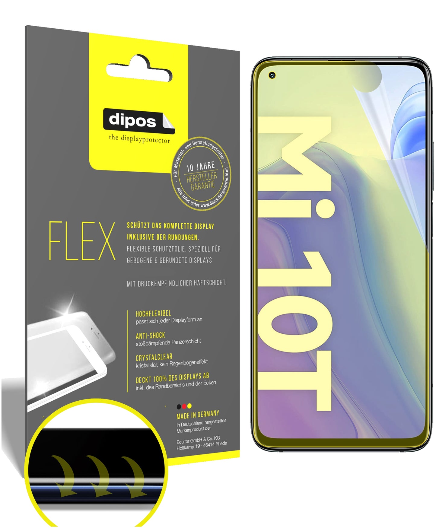 3D Full Cover Displayschutzfolie: Case-freundlicher Schutz mit perfekter Passform für dein Display.
