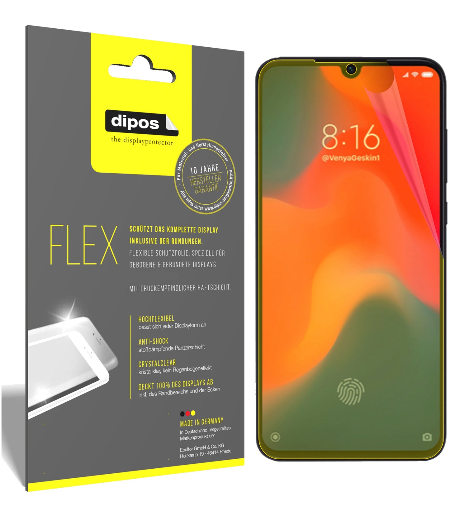 3D Full Cover Displayschutzfolie: Case-freundlicher Schutz mit perfekter Passform für dein Display.
