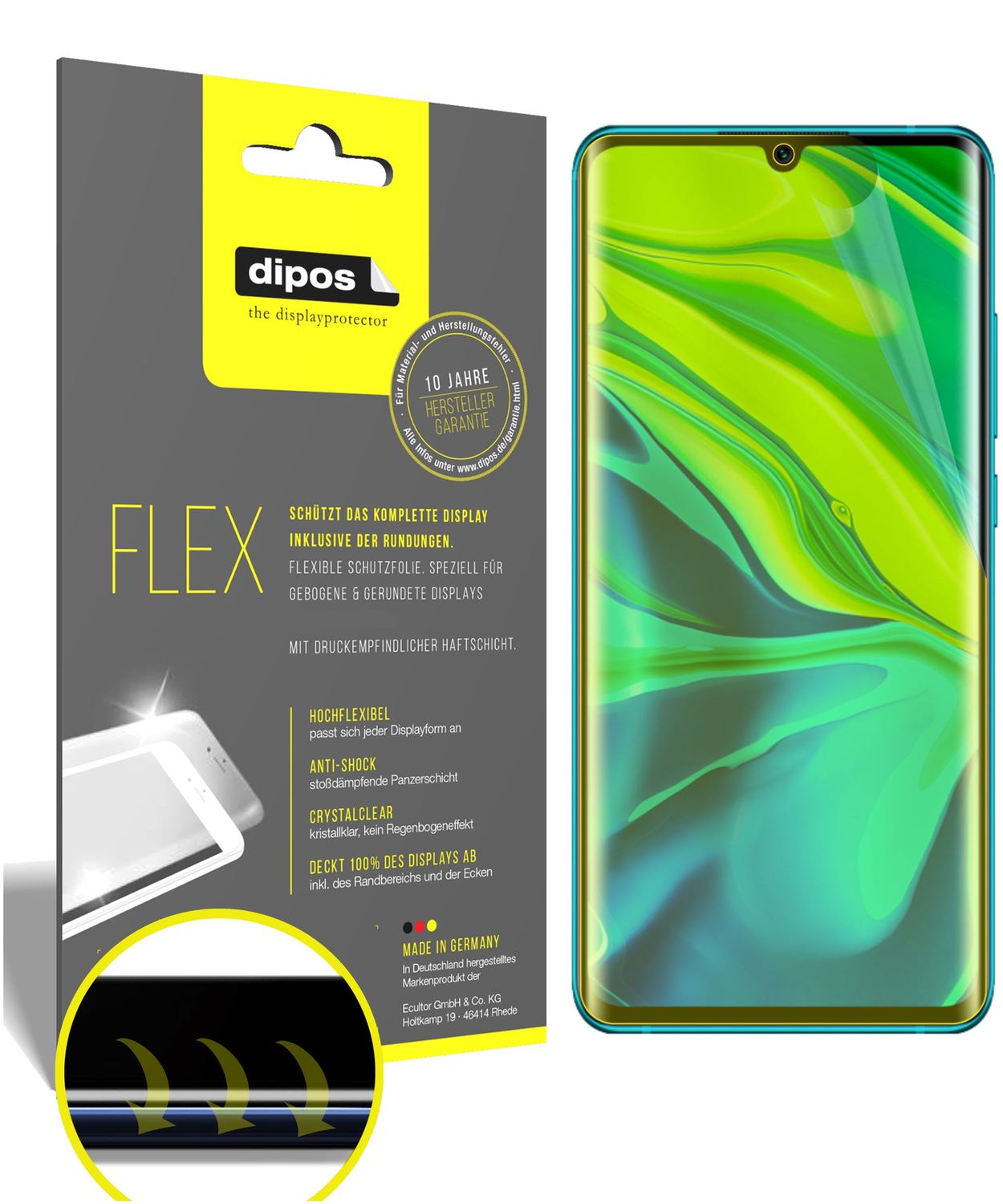 Screen protector suitable for Xiaomi Mi Note 10 Lite