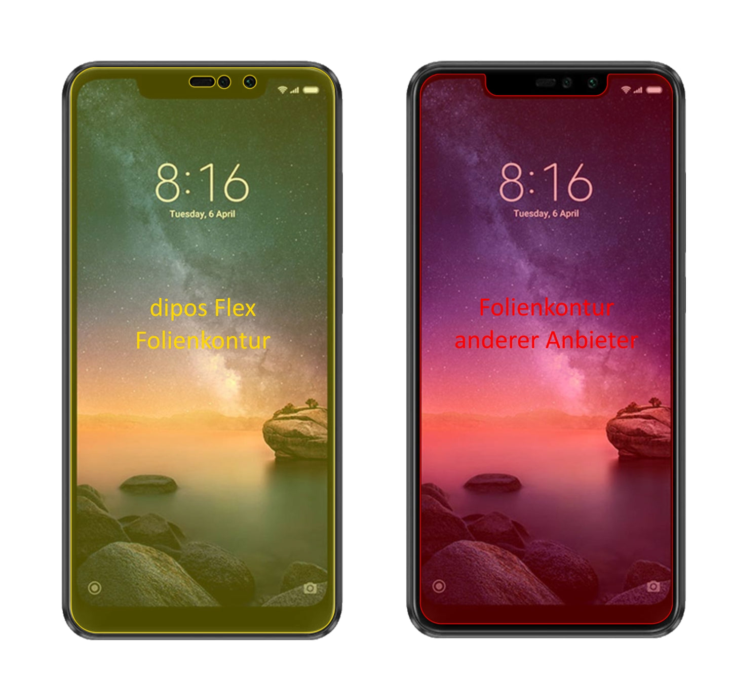 3D Full Cover Displayschutzfolie: Case-freundlicher Schutz mit perfekter Passform für dein Display.