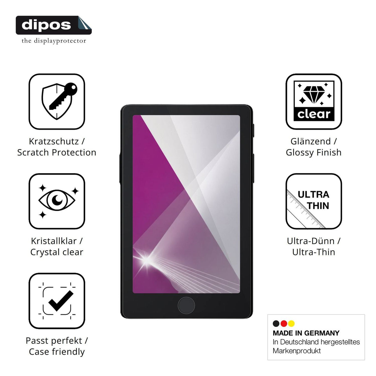 4x Screen Protector for Xteink X4 Pro Protection Crystal Clear dipos