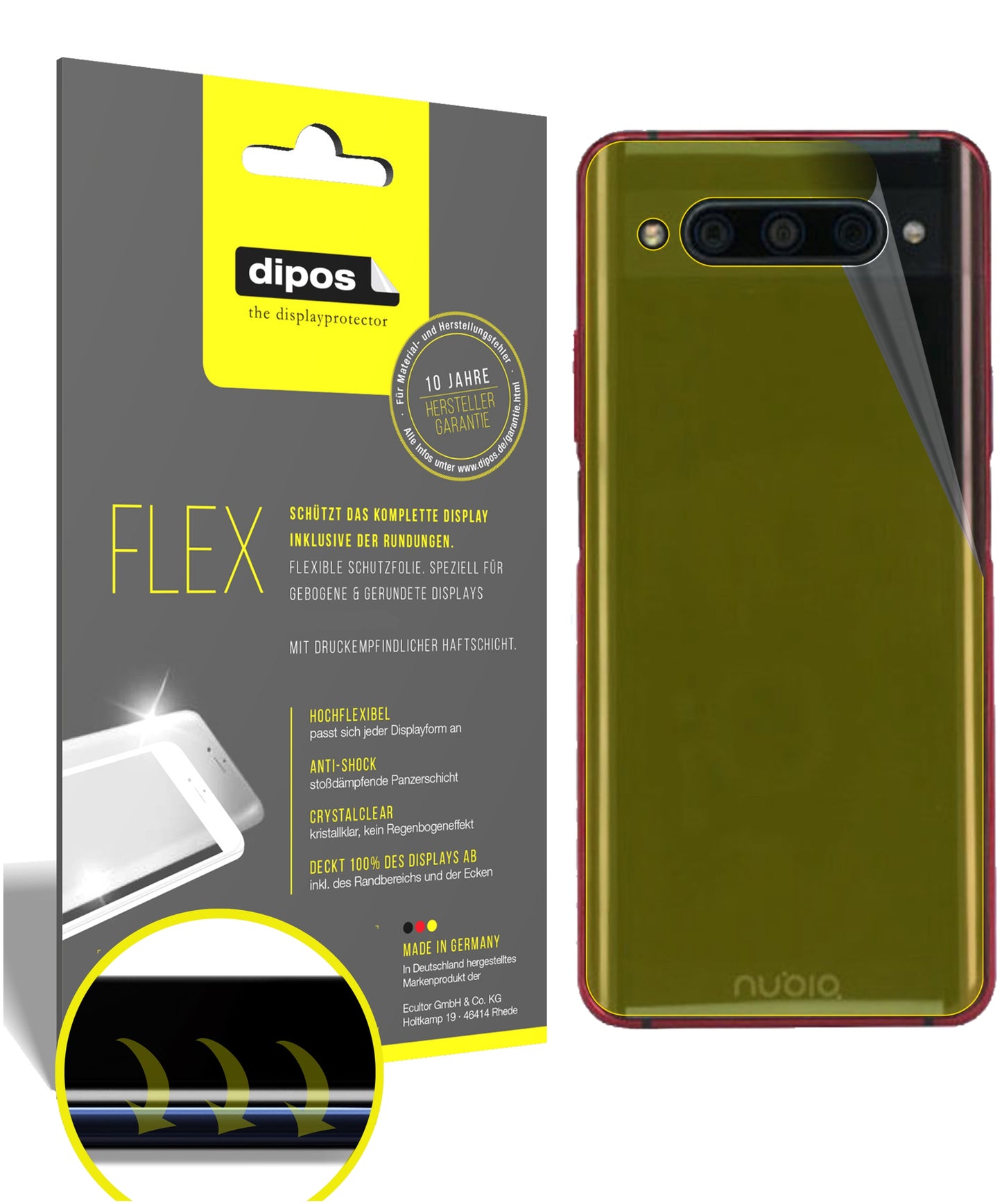 3D Full Cover Displayschutzfolie: Case-freundlicher Schutz mit perfekter Passform für dein Display.