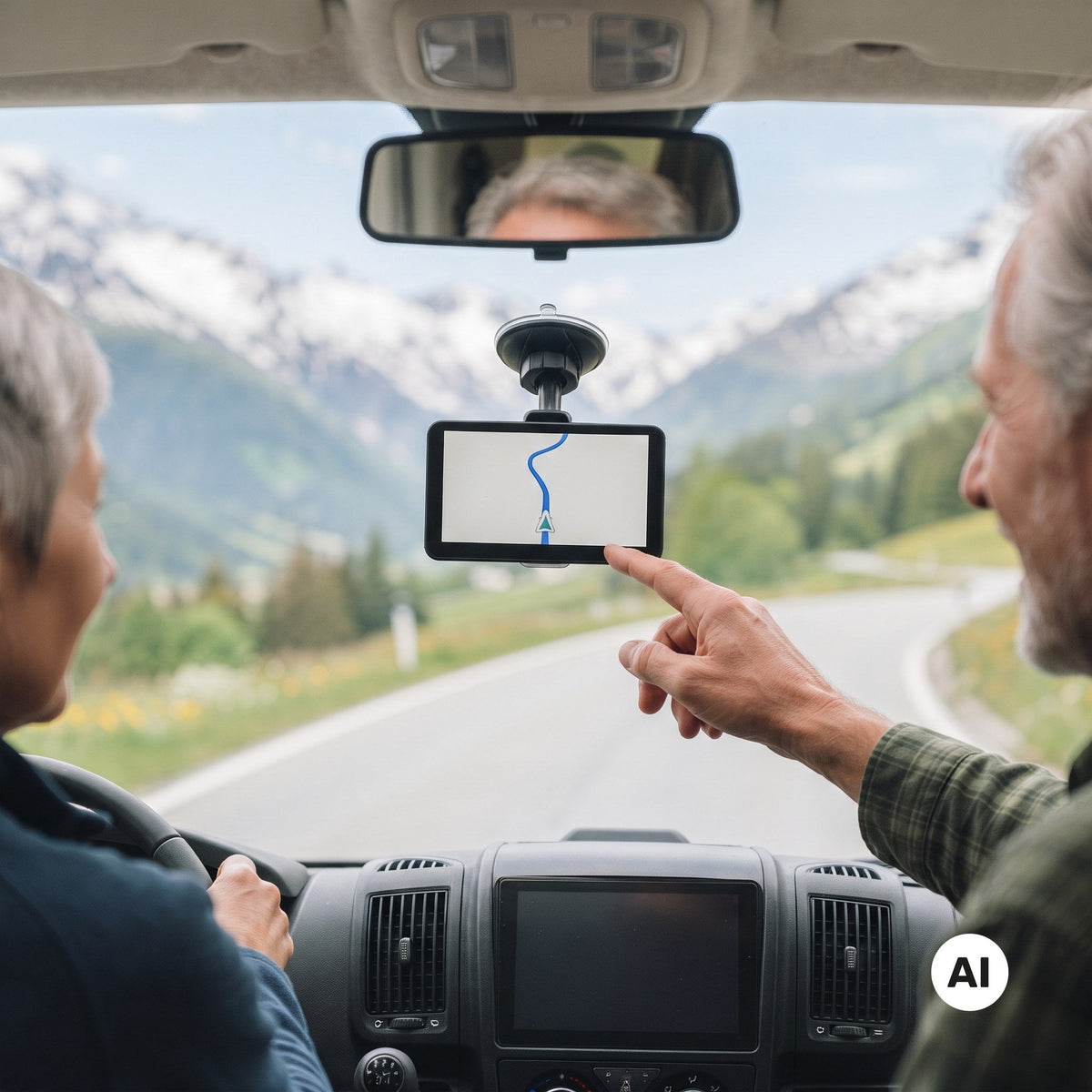 Sat Nav Screen Protectors – AI-generated illustrative image