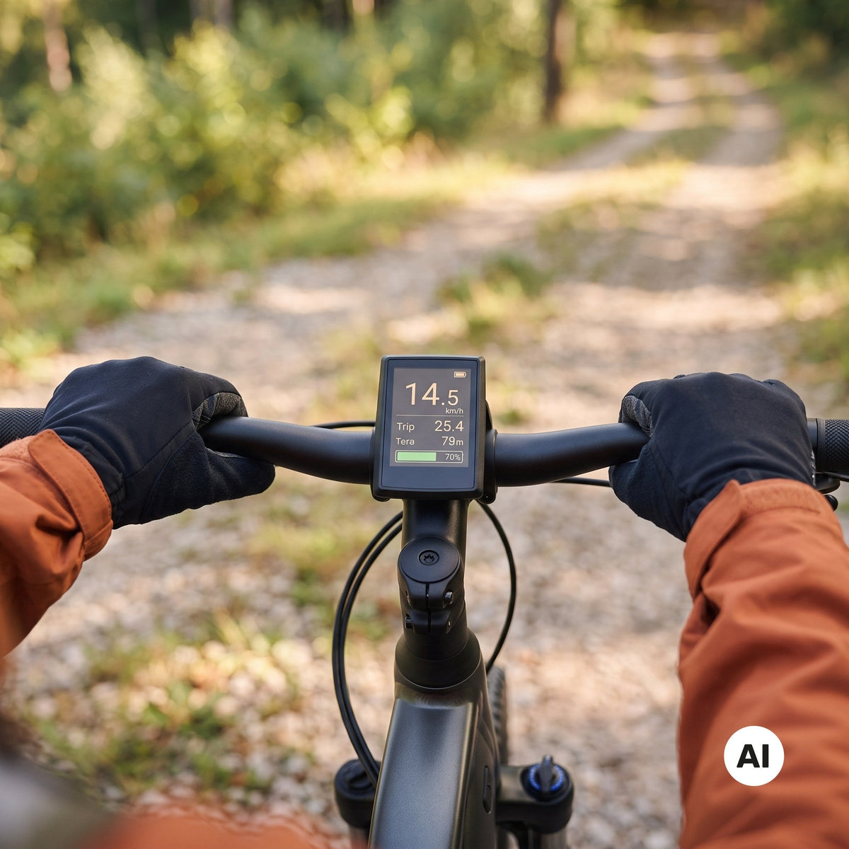 Bike & E-Bike Screen Protectors – AI-generated illustrative image
