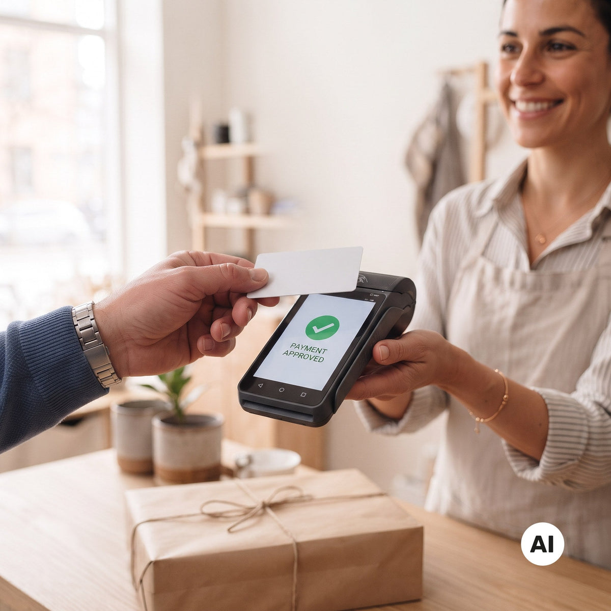 Payment Terminal Screen Protectors – AI-generated illustrative image