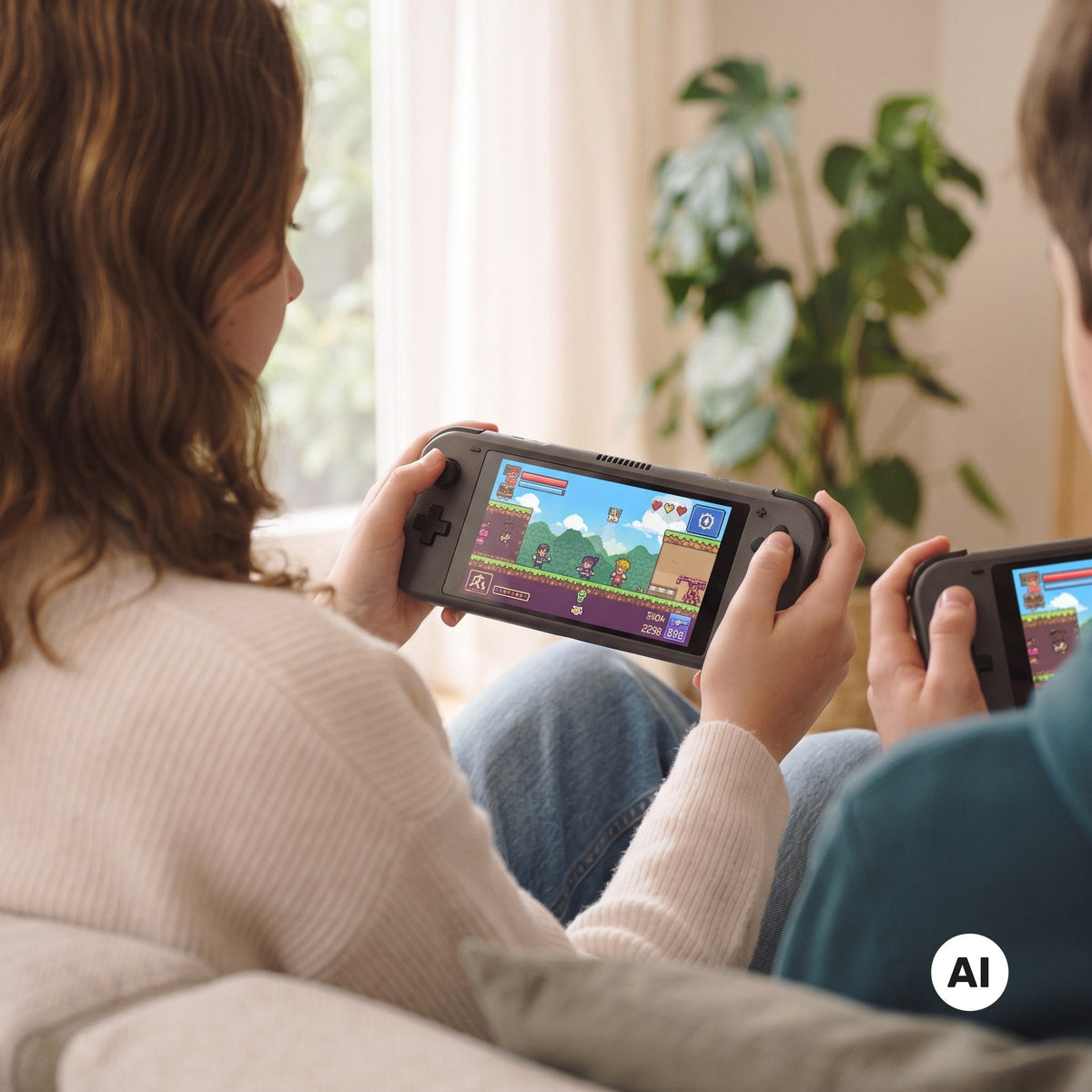 Game Console Screen Protectors – AI-generated illustrative image
