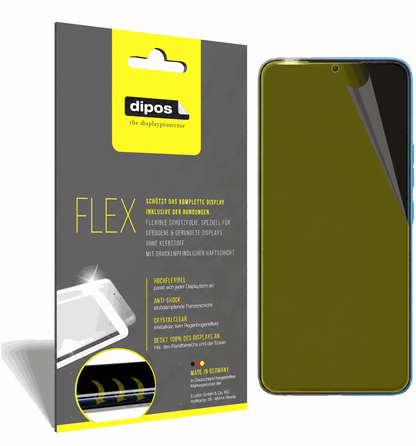 2x Screen Protector for Tecno Pop 5 Pro Protective Film covers 100% dipos Flex