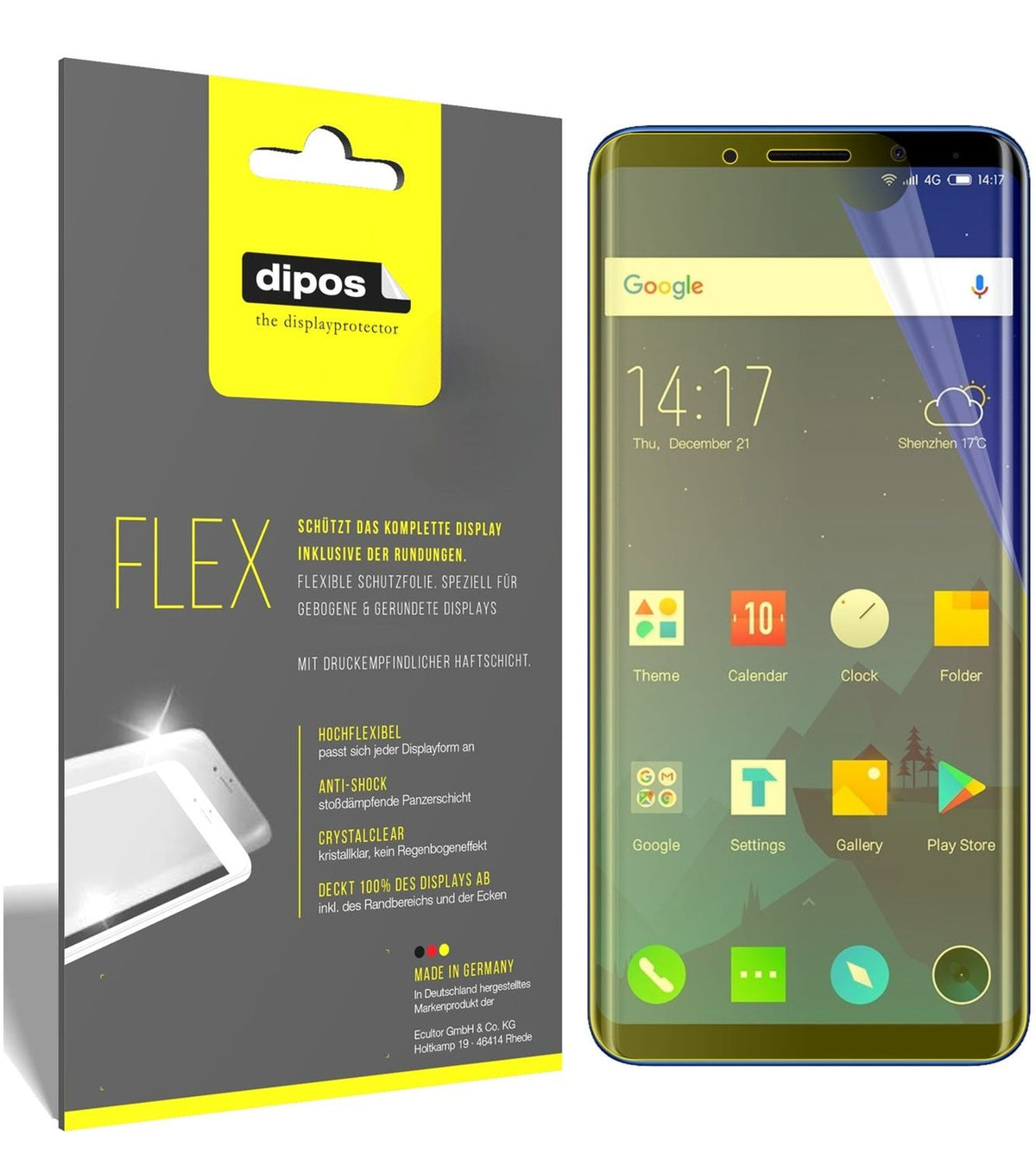 2x 3D Full Cover Screen Protector for Elephone U